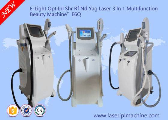 Giá tốt. E - Light Opt Ipl Shr Rf Nd Yag Laser / Máy làm đẹp đa năng 3 trong 1 trực tuyến