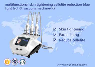 Đa chức năng Làm căng da Giảm Cellulite Blue Light Led Rf Máy hút chân không