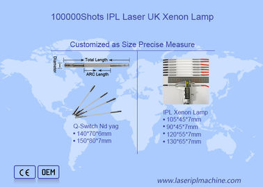 100000 Shots Tẩy lông Phụ tùng IPL Đèn flash Xenon