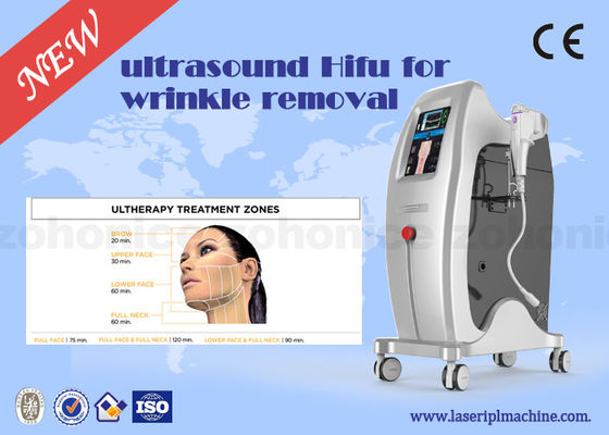 Giá tốt. Skin Tightening / Face Lifting HIFU Machine Vertical 7MHz / 4MHz With Transducer Handle trực tuyến